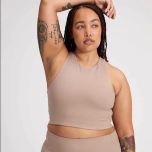 Girlfriend Collective Dylan Bra, Size S, Quartz, New With Tags